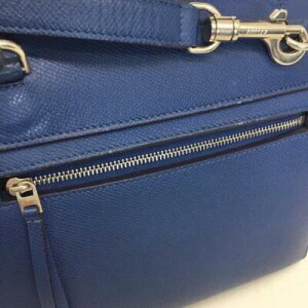 Celine Belt Bag Blue Leather Handbag Shoulder - Picture 8 of 15